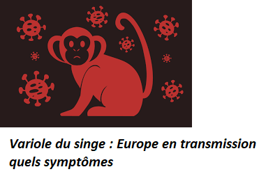 Variole du singe : Europe en transmission quels symptômes 