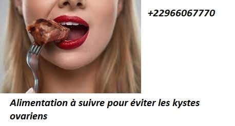 Alimentation à suivre pour éviter les kystes ovariens