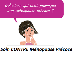 Soin CONTRE Ménopause Précoce