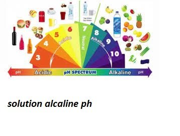 solution alcaline ph