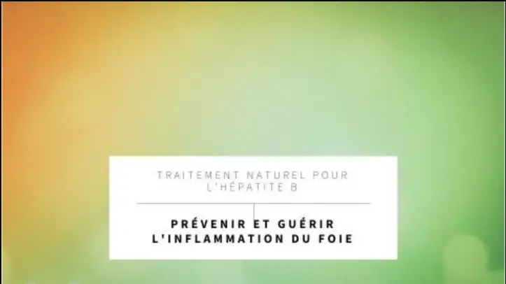 Hépatite B Traitement Naturel