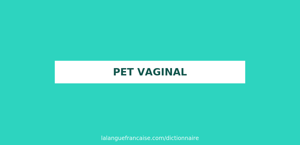 Solution naturelle Pets Vaginaux