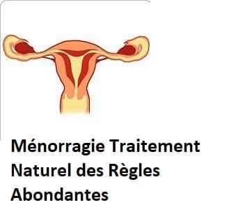 Ménorragie Traitement Naturel des Règles Abondantes