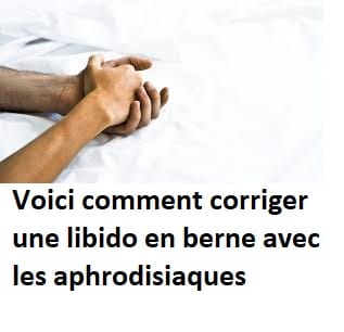 libido en berne aphrodisiaques naturels