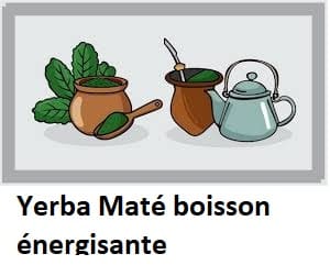 Yerba Maté boisson énergisante