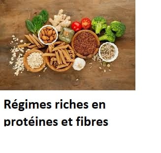 Régimes riches en protéines et fibres