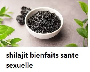 shilajit bienfaits sante sexuelle